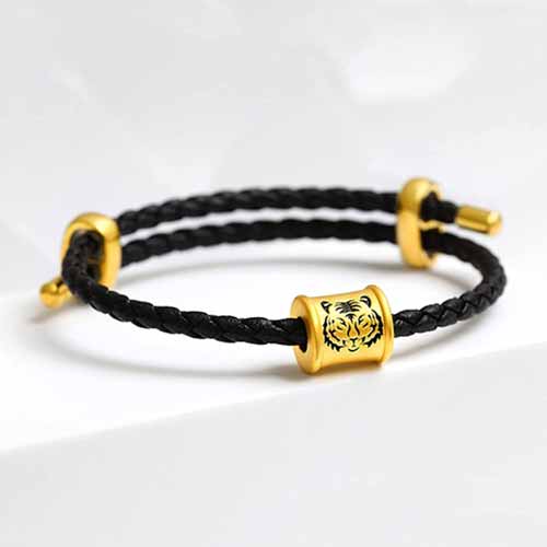 24k-Gold-Tiger-Charm-Bead-Bracelet