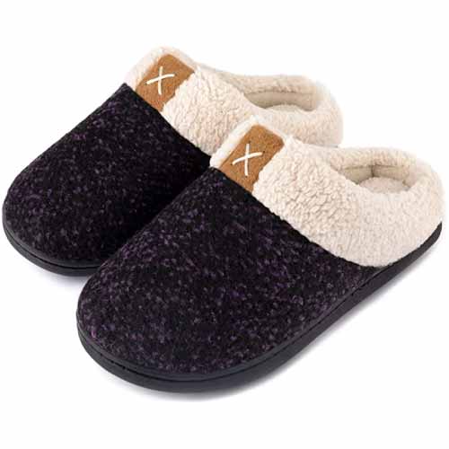 Ladies-Slippers-with-Indoor-&-Outdoor-Anti-Skid-Rubber-Sole